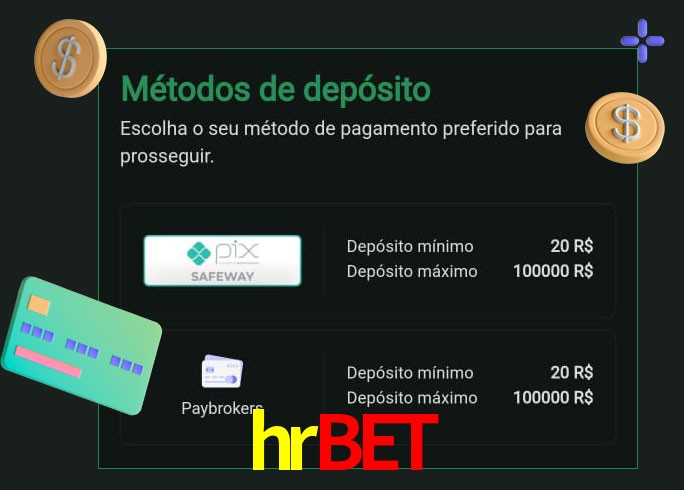 O cassino hrbet oferece uma grande variedade de métodos de pagamento